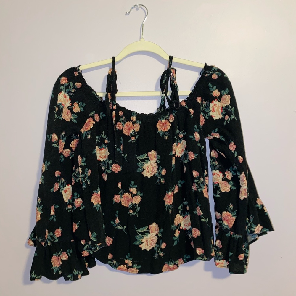Floral Off-The-Shoulder Top